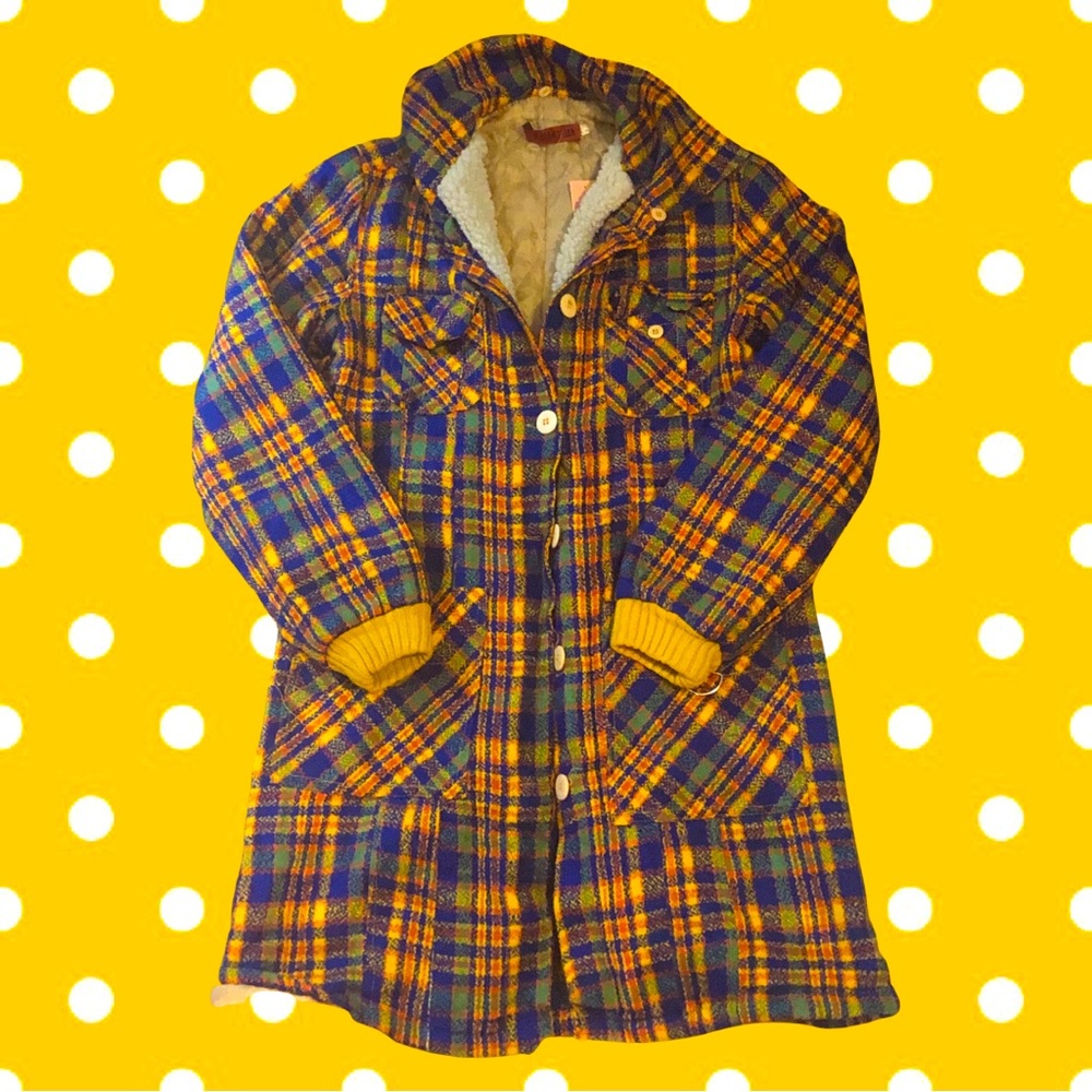 *Blue Plaid Coat*